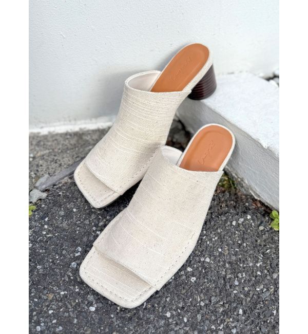 Ungrid「カットデザインヒールサンダル」|サンダル|