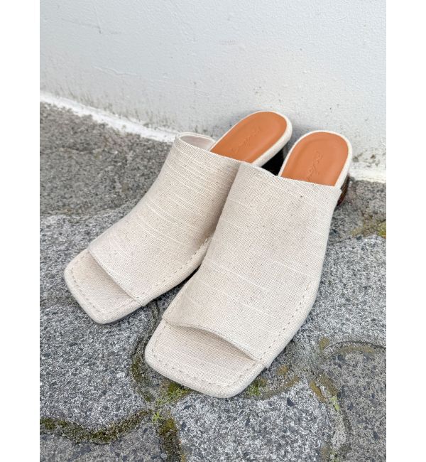 Ungrid「カットデザインヒールサンダル」|サンダル|