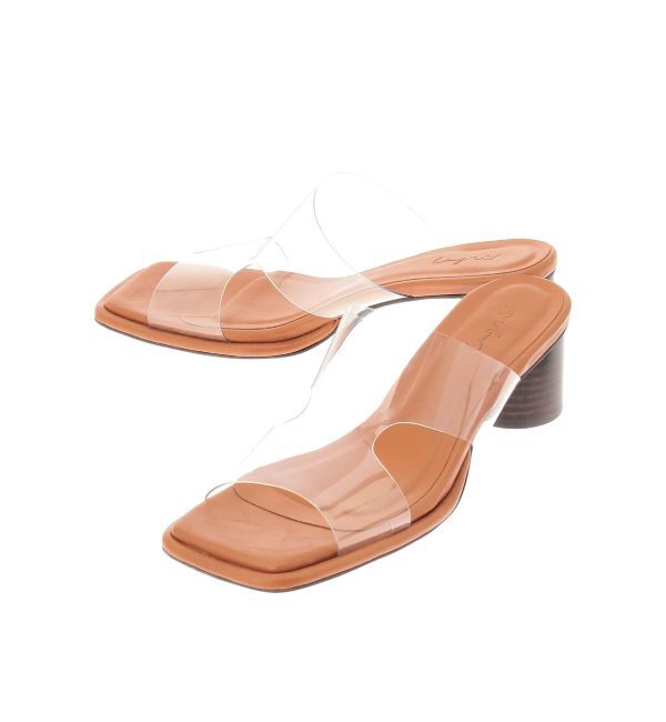 Ungrid「カットデザインヒールサンダル」|サンダル|