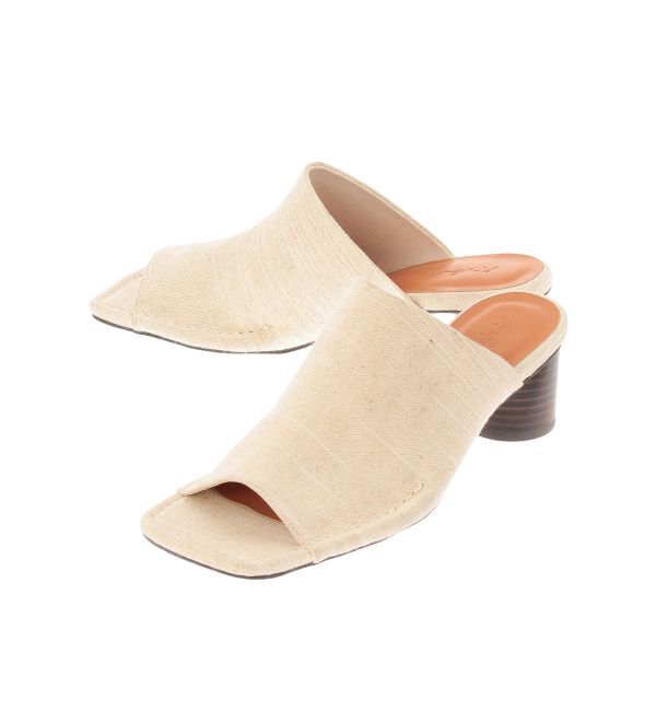 Ungrid「カットデザインヒールサンダル」|サンダル|