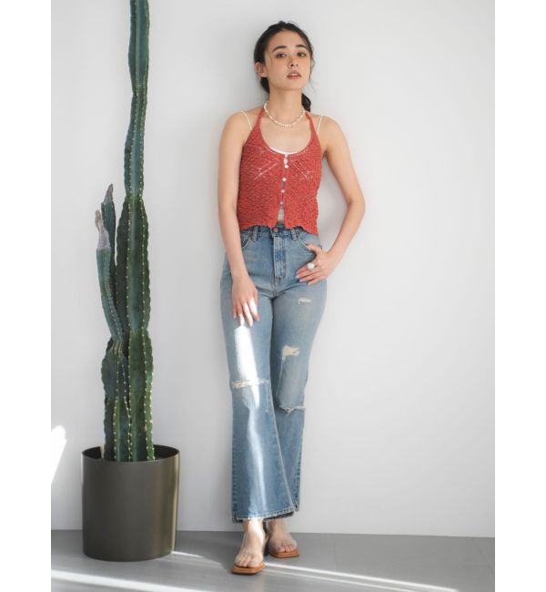 Ungrid「カットデザインヒールサンダル」|サンダル|