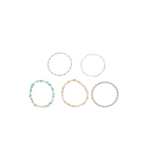 Ungrid「５連デザインリング」|リング|