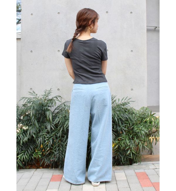 Ungrid「ショルダーデザインシアーTee」|Tシャツ・カットソー|