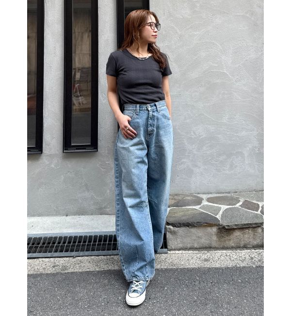 Ungrid「ショルダーデザインシアーTee」|Tシャツ・カットソー|