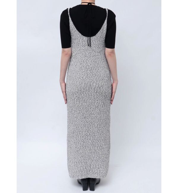 LAGUNAMOON「コサージュニットノースリーブワンピース」|ワンピース|