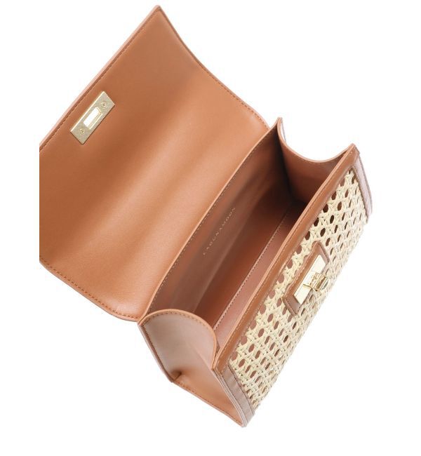 LAGUNAMOON「ラタンコンビミニバッグ」|ハンドバッグ|