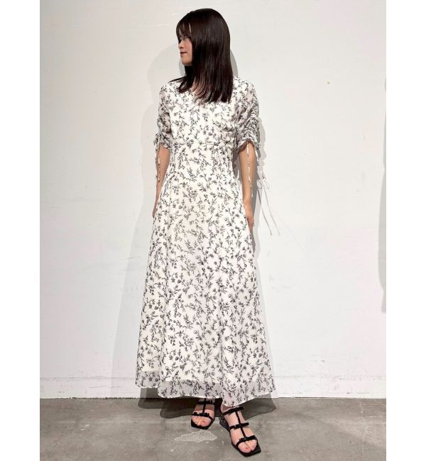 LAGUNAMOON「ドロストスリーブプリントワンピース」|ワンピース|