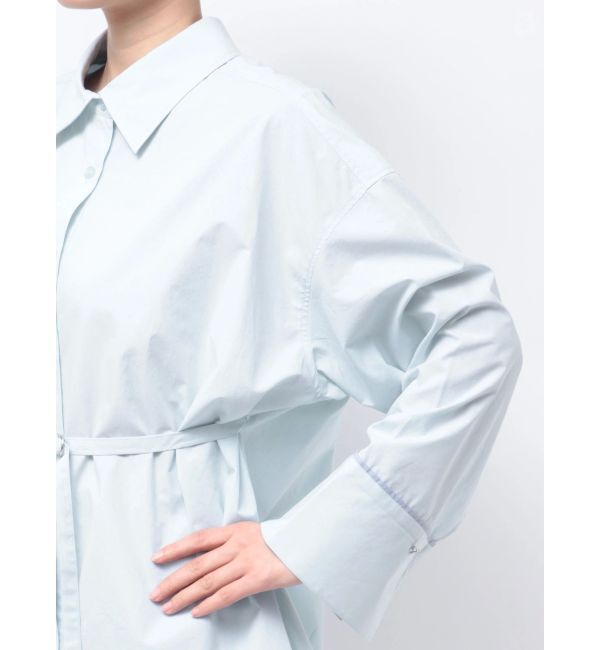 LAGUNAMOON「バイカラーワイドスリーブハートボタンシャツ」|シャツ・ブラウス|