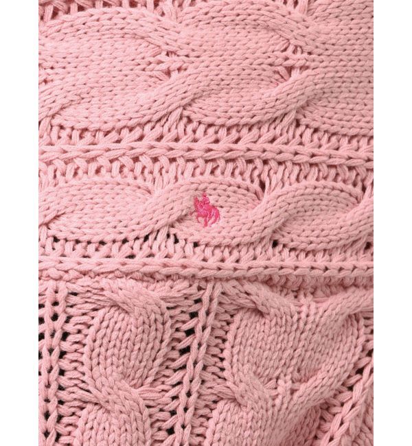 LAGUNAMOON「【POLO BCSコラボ】ケーブルオフショルニットプルオーバー」|ニット・セーター|