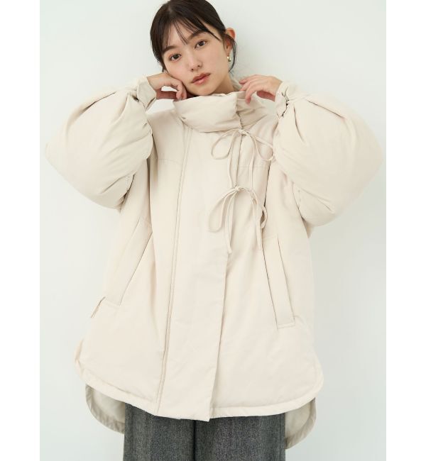 LAGUNAMOON「ストリングディティールミドルダウン」|ダウン|