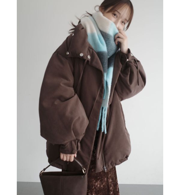 LAGUNAMOON「ストリングディティールミドルダウン」|ダウン|