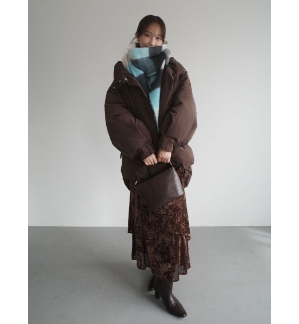 LAGUNAMOON「ストリングディティールミドルダウン」|ダウン|