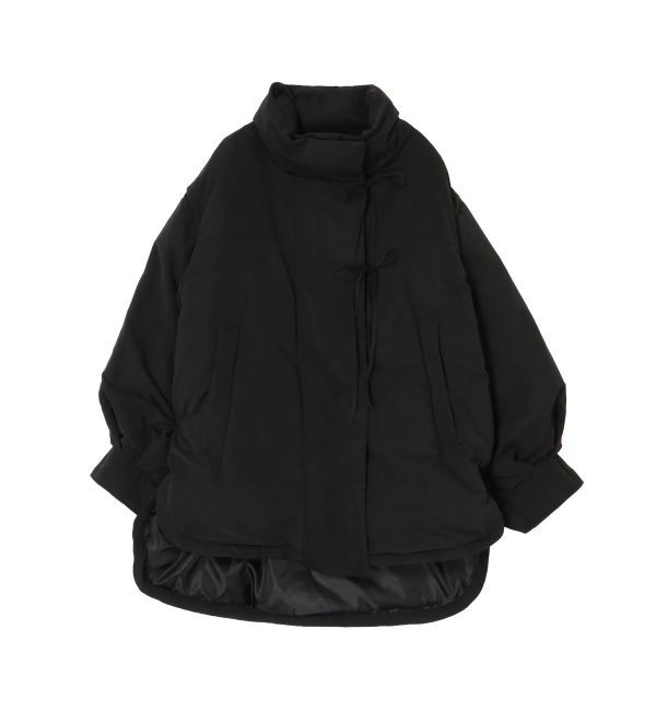 LAGUNAMOON「ストリングディティールミドルダウン」|ダウン|ブラック