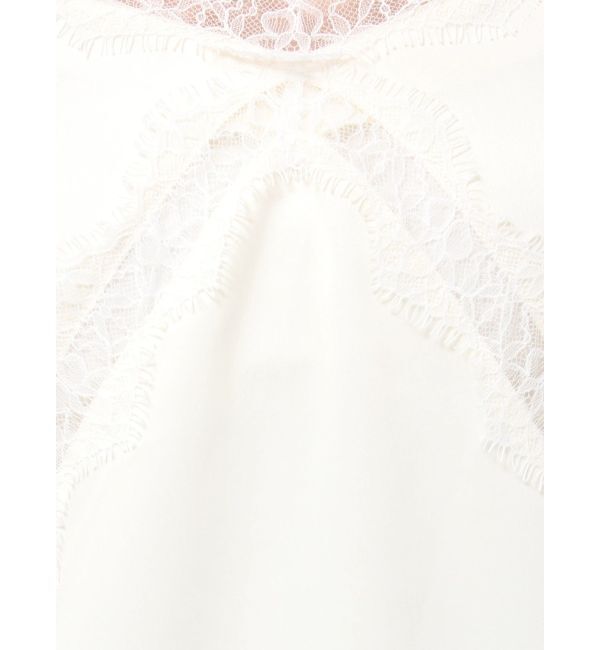LAGUNAMOON「アシンメトリーレースサテンキャミソール」|キャミソール|