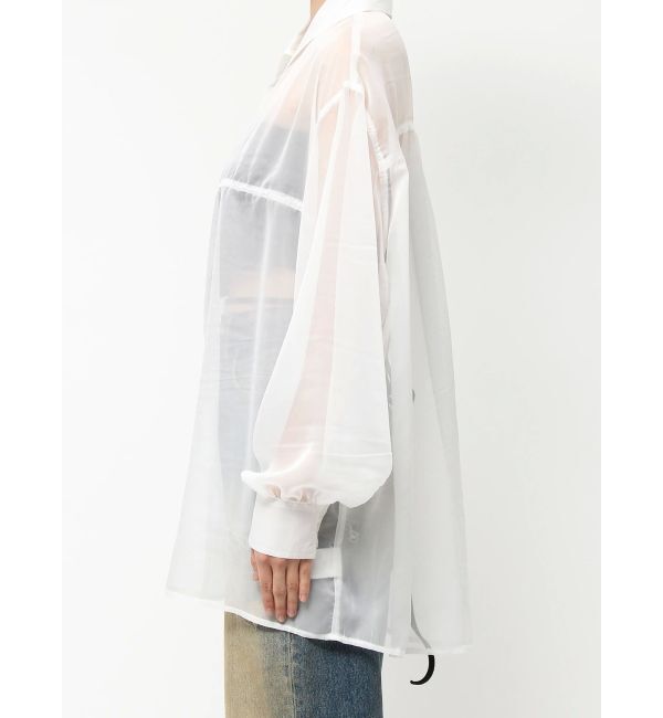 EVRIS「シアーオーバーサイズシャツ」|シャツ・ブラウス|