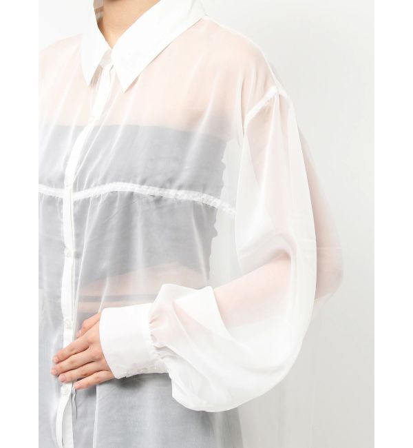 EVRIS「シアーオーバーサイズシャツ」|シャツ・ブラウス|