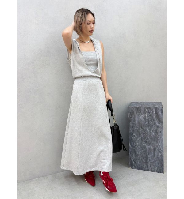 EVRIS「ビスチェセットフーディロングワンピース」|ワンピース|