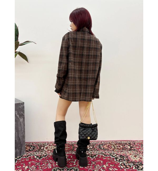 EVRIS「フェイクスウェードエンジニアブーツ」|ロングブーツ|