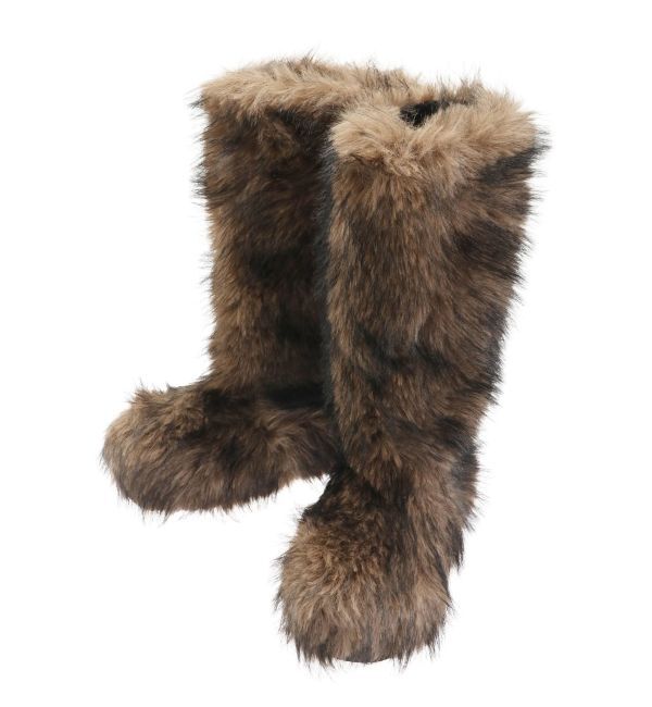 EVRIS「ファイクファーモンスターブーツ」|ロングブーツ|