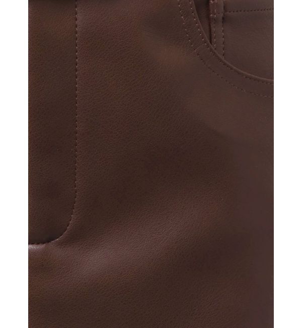 EVRIS「フェイクレザーベルトミニスカート【セットアップ着用可能】」|スカート|