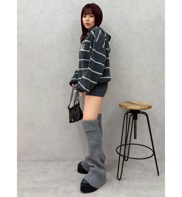 EVRIS「オーバーサイズフードニットトップス【セットアップ着用可能】」|ニット・セーター|