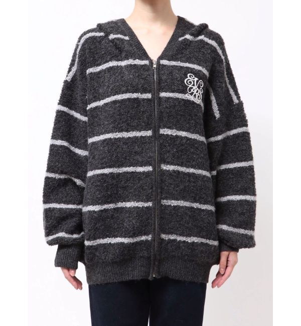 EVRIS「オーバーサイズフードニットトップス【セットアップ着用可能】」|ニット・セーター|