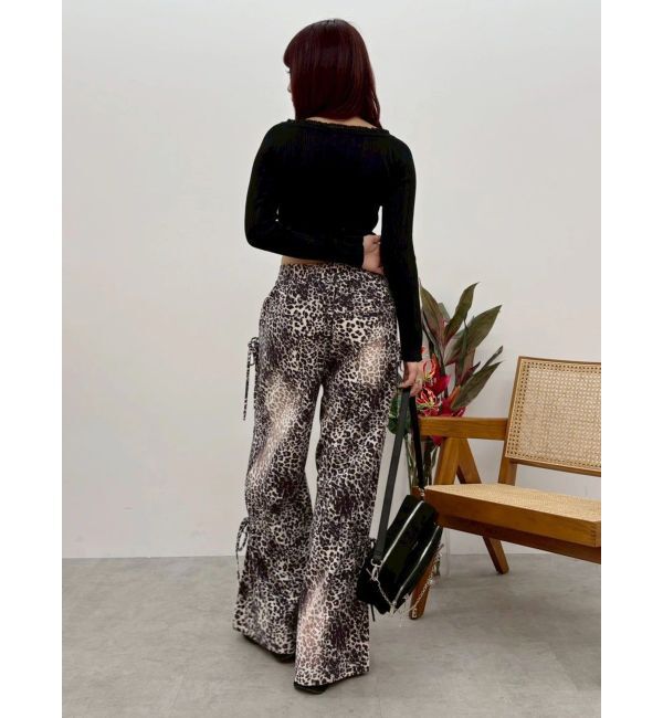 EVRIS「レーストリミングオフショルニットトップス」|ニット・セーター|