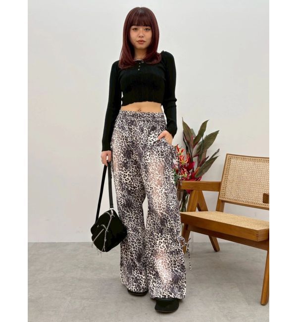 EVRIS「レーストリミングオフショルニットトップス」|ニット・セーター|