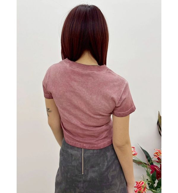 EVRIS「MOON BABE ロゴクロップドTシャツ」|Tシャツ・カットソー|