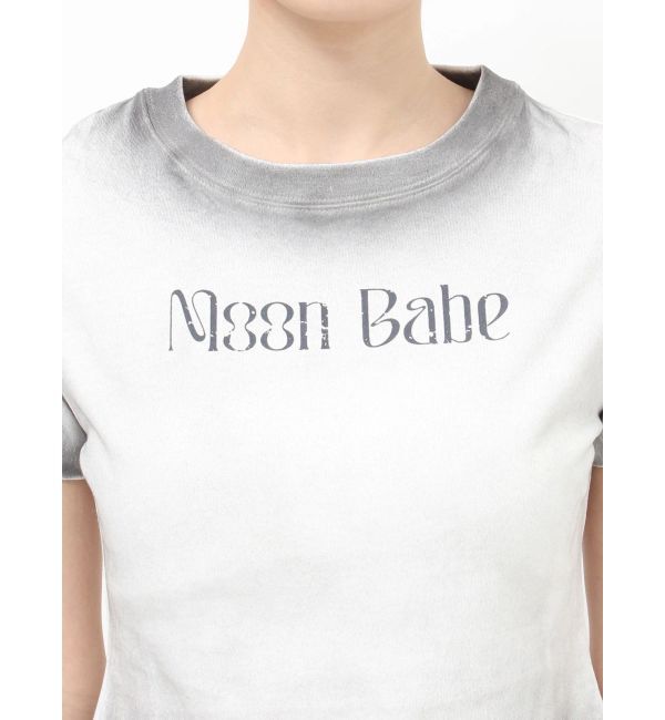 EVRIS「MOON BABE ロゴクロップドTシャツ」|Tシャツ・カットソー|