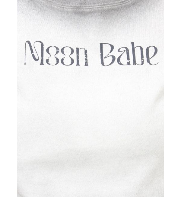 EVRIS「MOON BABE ロゴクロップドTシャツ」|Tシャツ・カットソー|