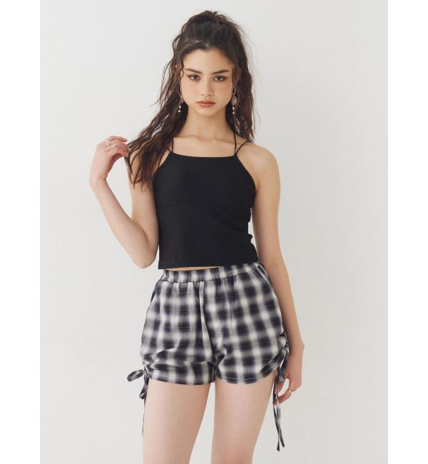 EVRIS「ラメクロップドキャミソール」|キャミソール|