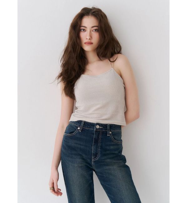 EVRIS「ラメクロップドキャミソール」|キャミソール|