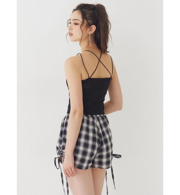 EVRIS「ラメクロップドキャミソール」|キャミソール|