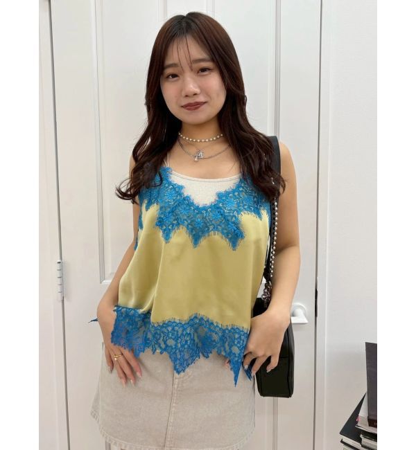 EVRIS「ラメクロップドキャミソール」|キャミソール|