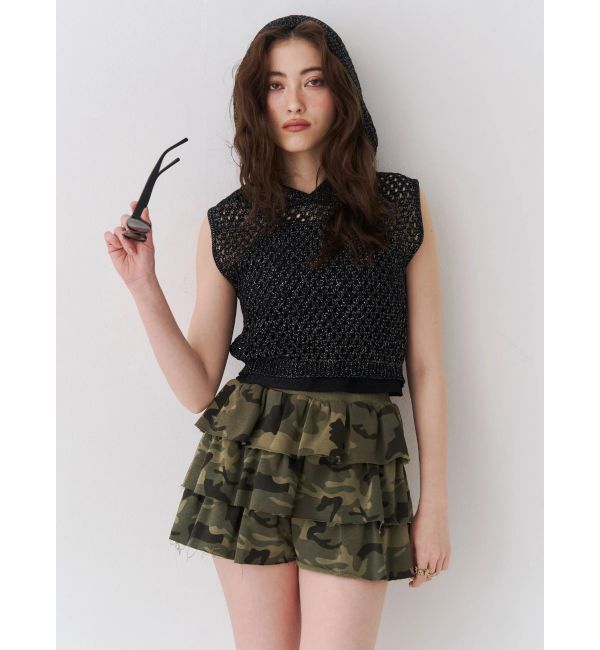 EVRIS「ラメクロップドキャミソール」|キャミソール|