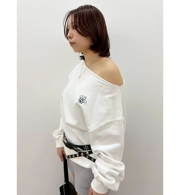 EVRIS「ワンショルダースウェットトップス」|スウェット・ジャージ|