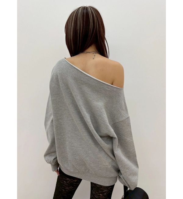 EVRIS「ワンショルダースウェットトップス」|スウェット・ジャージ|