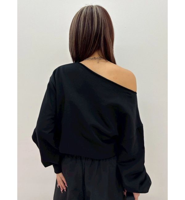 EVRIS「ワンショルダースウェットトップス」|スウェット・ジャージ|