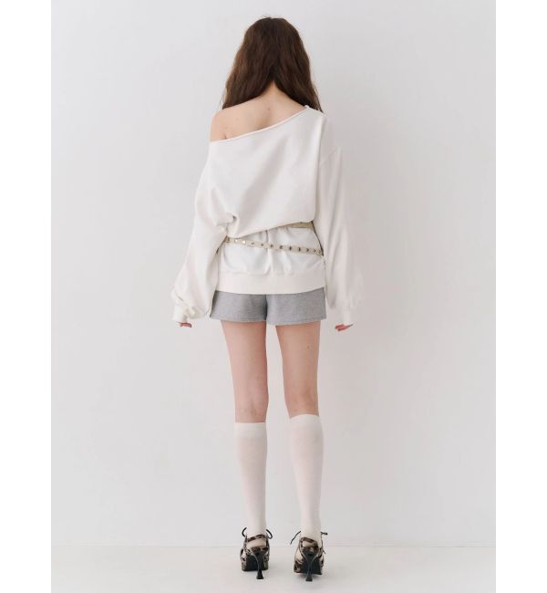 EVRIS「ワンショルダースウェットトップス」|スウェット・ジャージ|