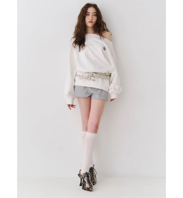 EVRIS「ワンショルダースウェットトップス」|スウェット・ジャージ|