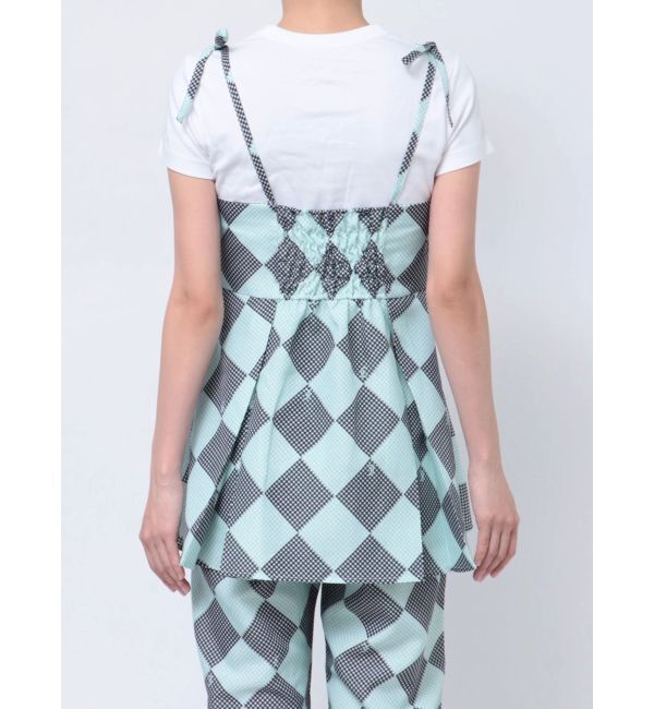 jouetie「ギンガムパターンキャミチュニック【セットアップ対応】」|キャミソール|