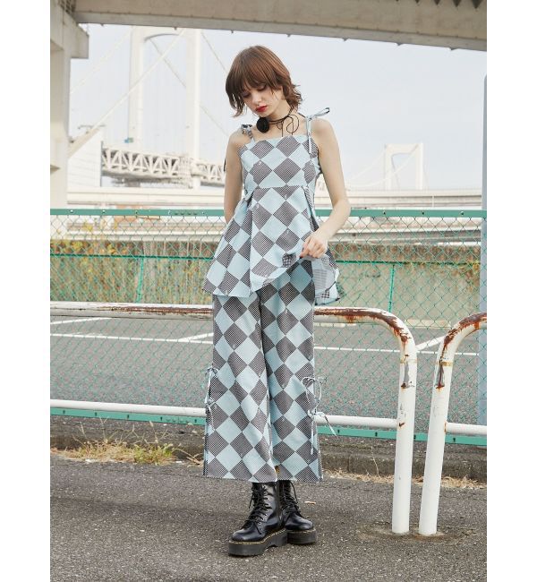 jouetie「ギンガムパターンキャミチュニック【セットアップ対応】」|キャミソール|