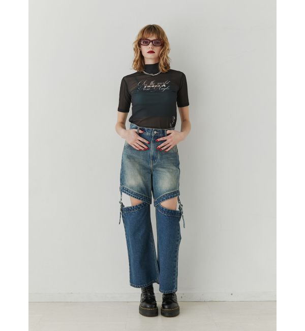 jouetie「ハーフスリーブタトゥーシアートップス」|Tシャツ・カットソー|