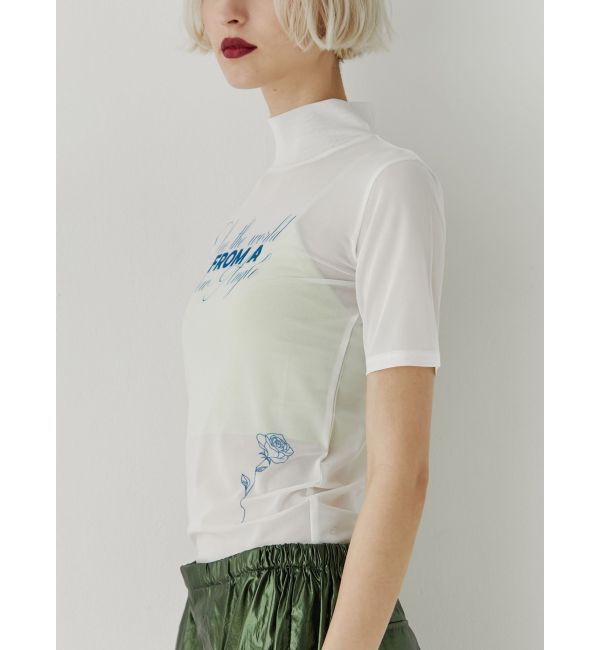 jouetie「ハーフスリーブタトゥーシアートップス」|Tシャツ・カットソー|