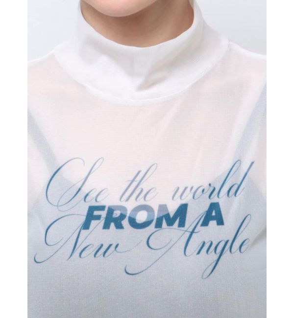 jouetie「ハーフスリーブタトゥーシアートップス」|Tシャツ・カットソー|