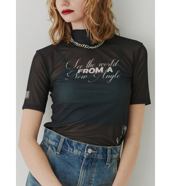 jouetie「ハーフスリーブタトゥーシアートップス」|Tシャツ・カットソー|