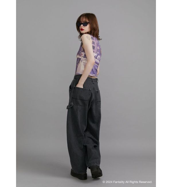 jouetie「【JANIS】photo print sleeveles【コラボ】」|タンクトップ|