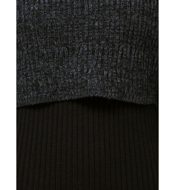 jouetie「レイヤードニットミニワンピース」|ワンピース|