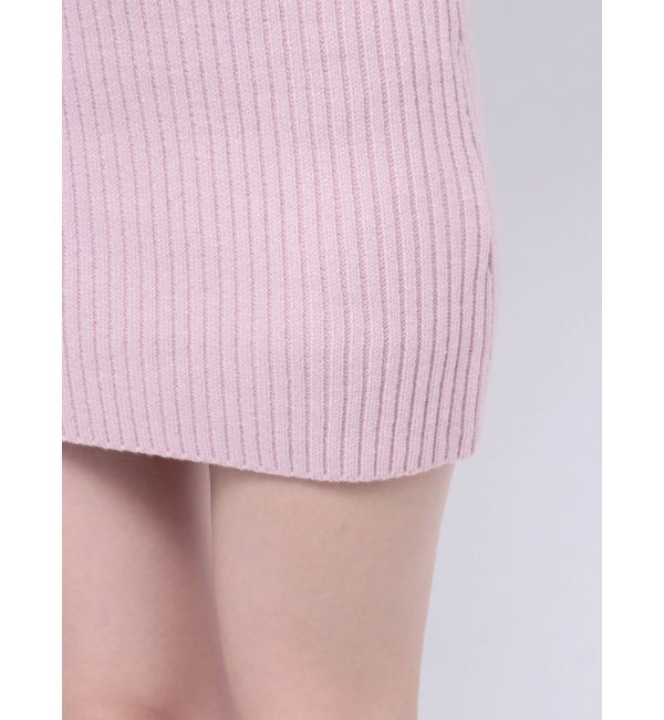 jouetie「レイヤードニットミニワンピース」|ワンピース|